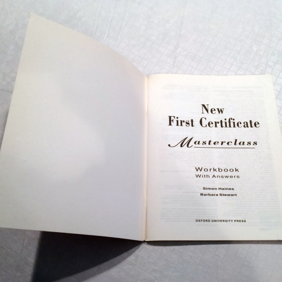 First Certificate Masterclass: Workbook with answers - ESL Book, New Never used - Picture 3 of 8